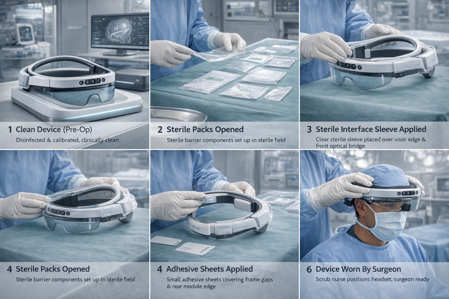 VeriSurg sterile workflow concept illustration